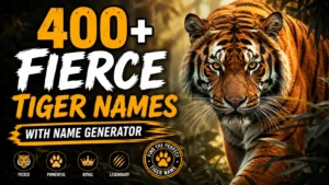 Fierce Tiger Names With Name Generator