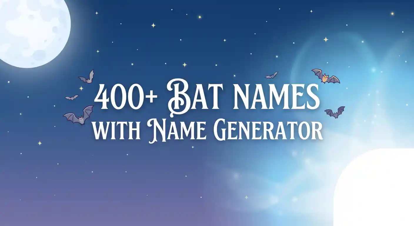 Bat Names With Name Generator