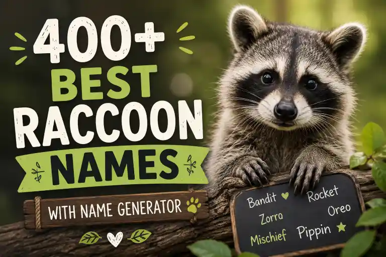 Raccoon Names With Name Generator