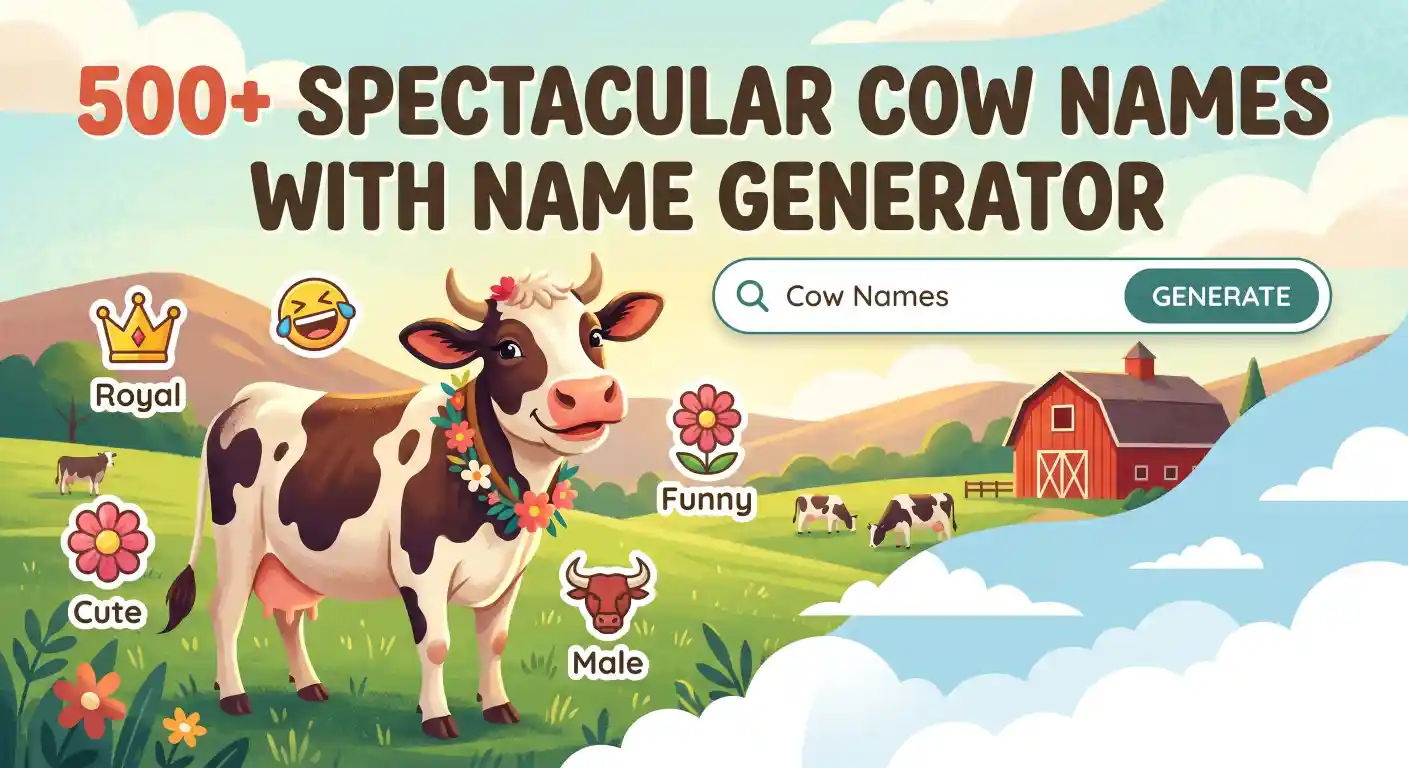 Cow Names With Name Generator