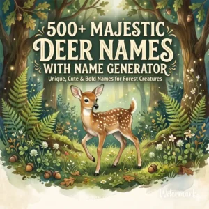 Deer Names With Name Generator