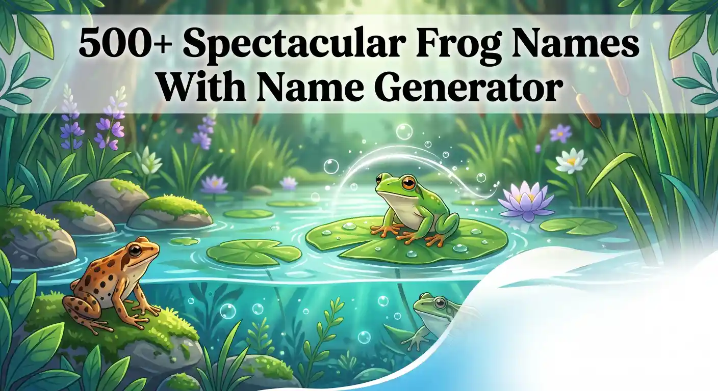 Frog Names With Name Generator