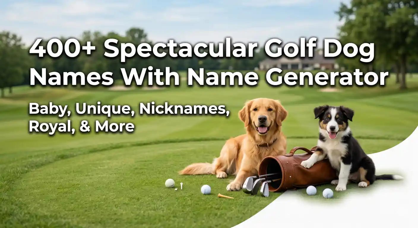Golf Dog Names With Name Generator