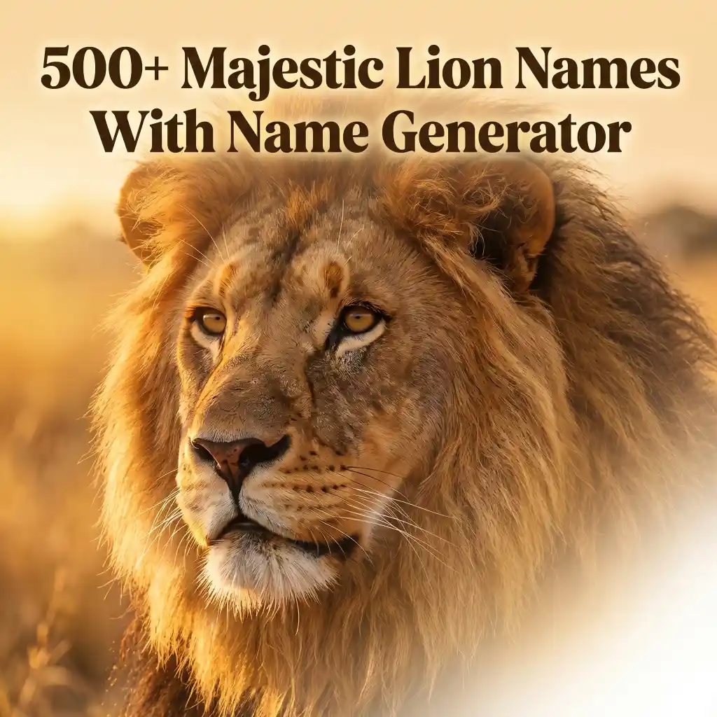 Lion Names With Name Generator