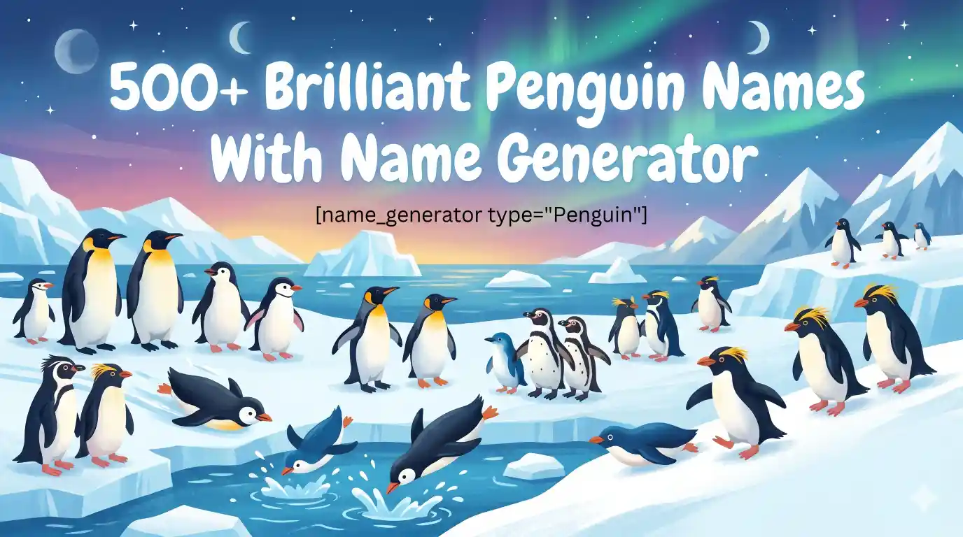 Penguin Names With Name Generator