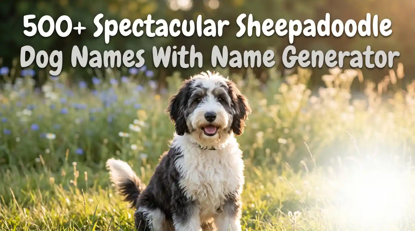 Sheepadoodle Dog Names With Name Generator