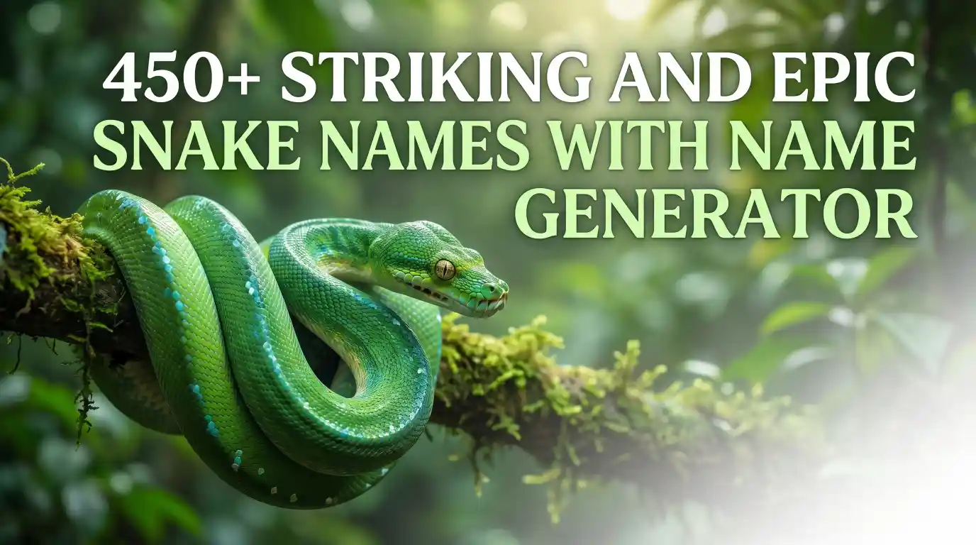 Snake Names With Name Generator