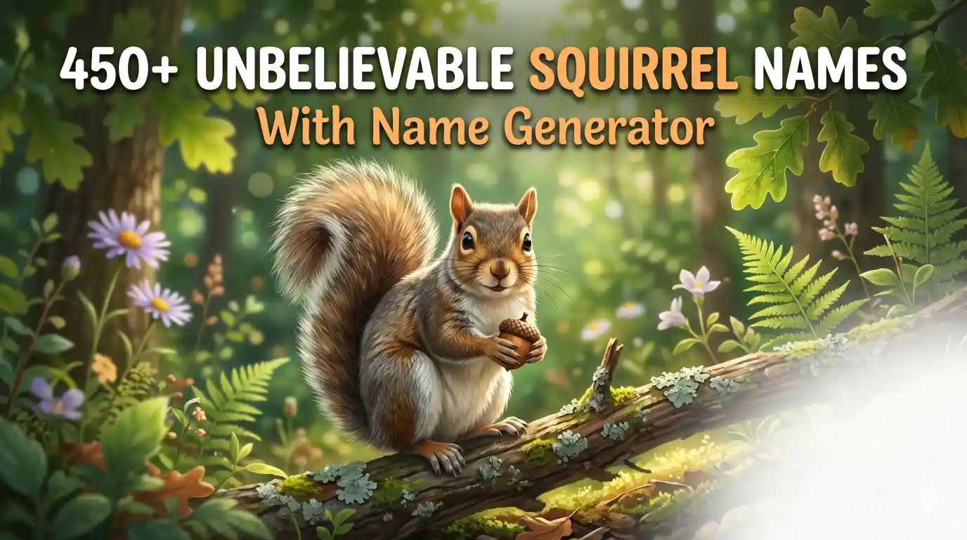 Squirrel Names With Name Generator