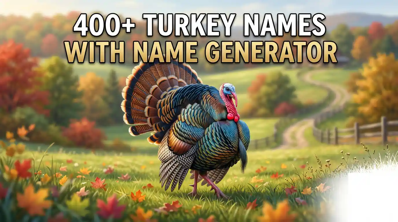 Turkey Names With Name Generator