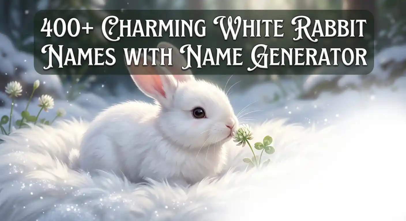 White Rabbit Names With Name Generator