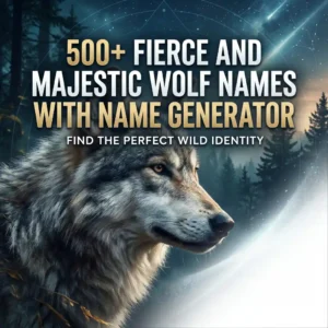 Wolf Names With Name Generator