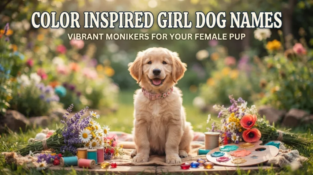 Color Inspired Girl Dog Names