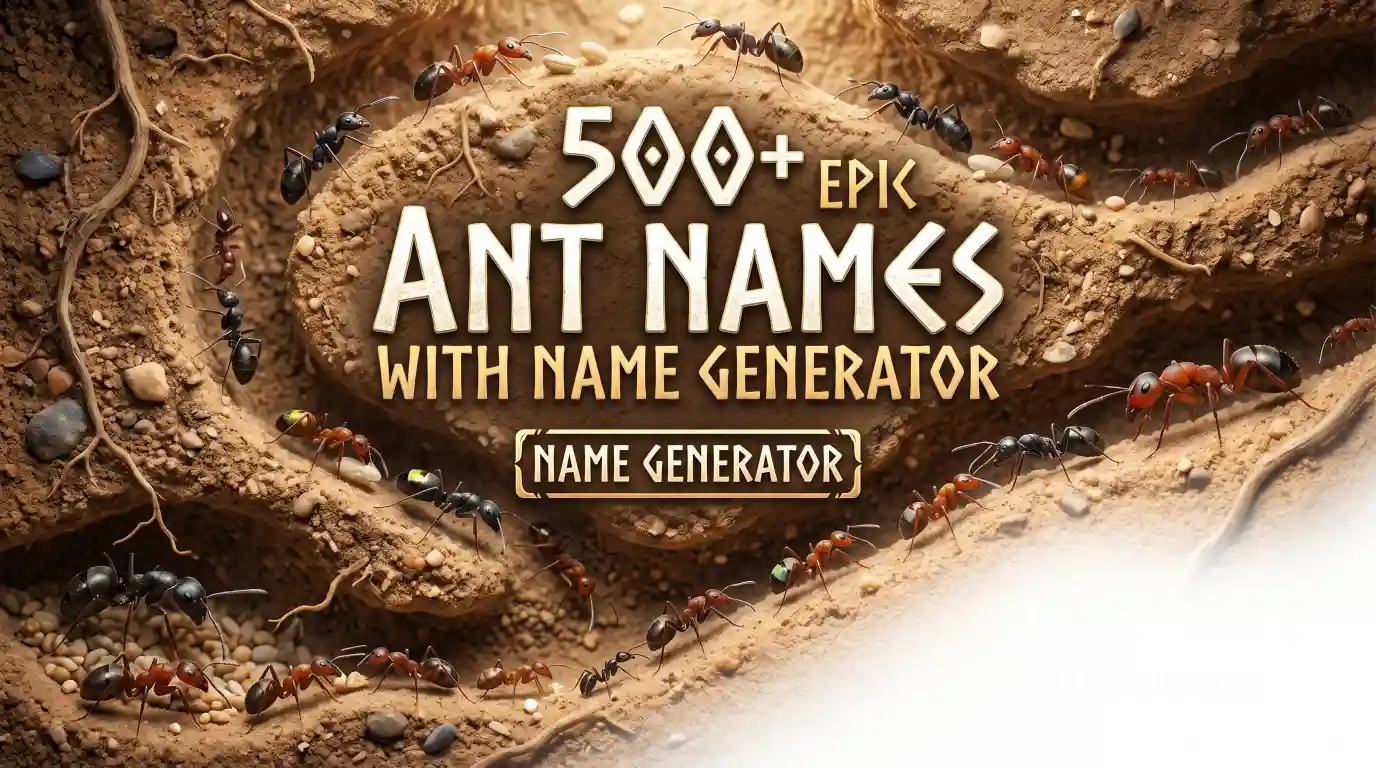 Ant Names With Name Generator