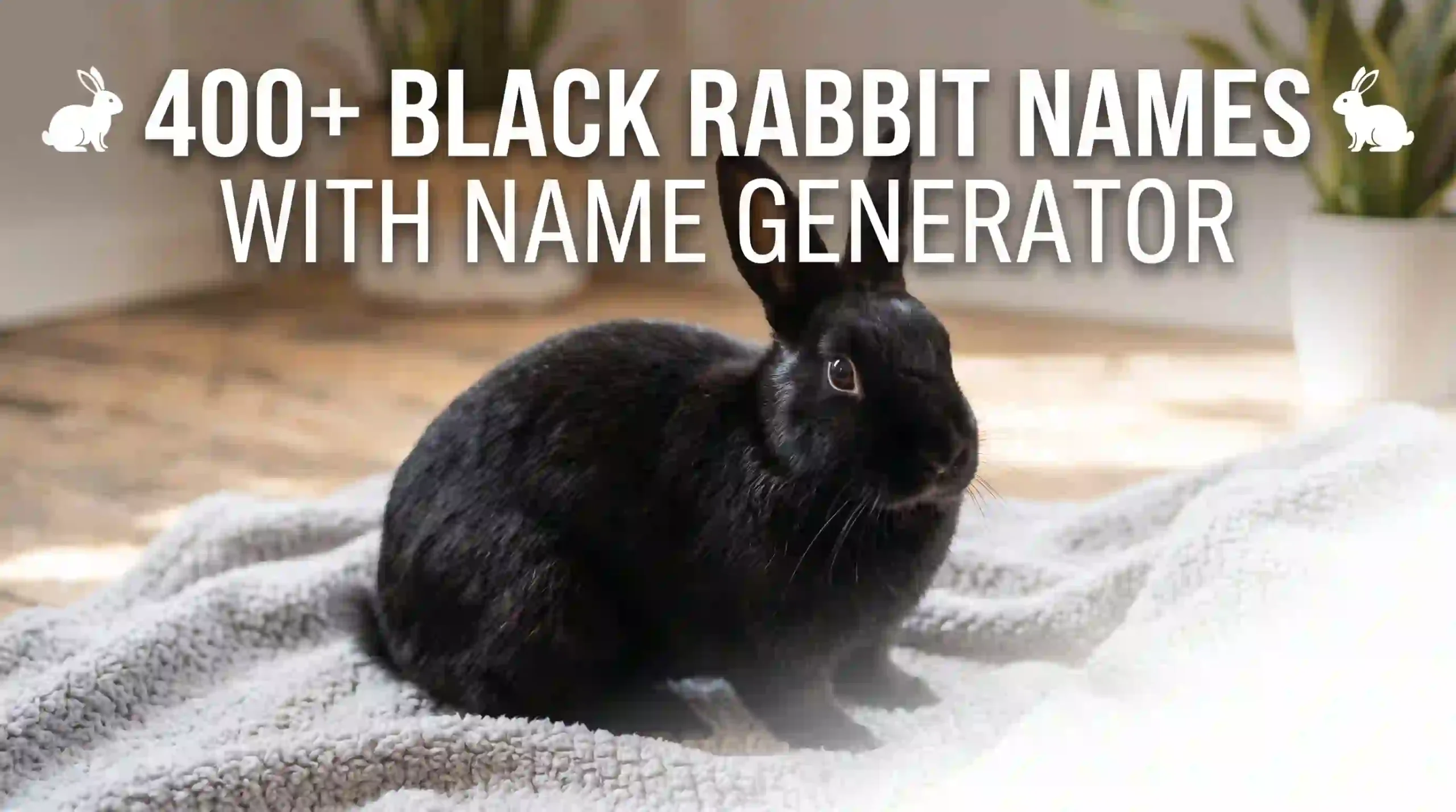 Black Rabbit Names With Name Generator