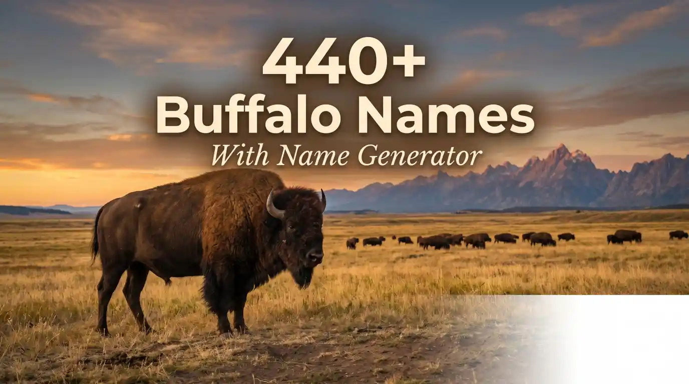 Buffalo Names With Name Generator