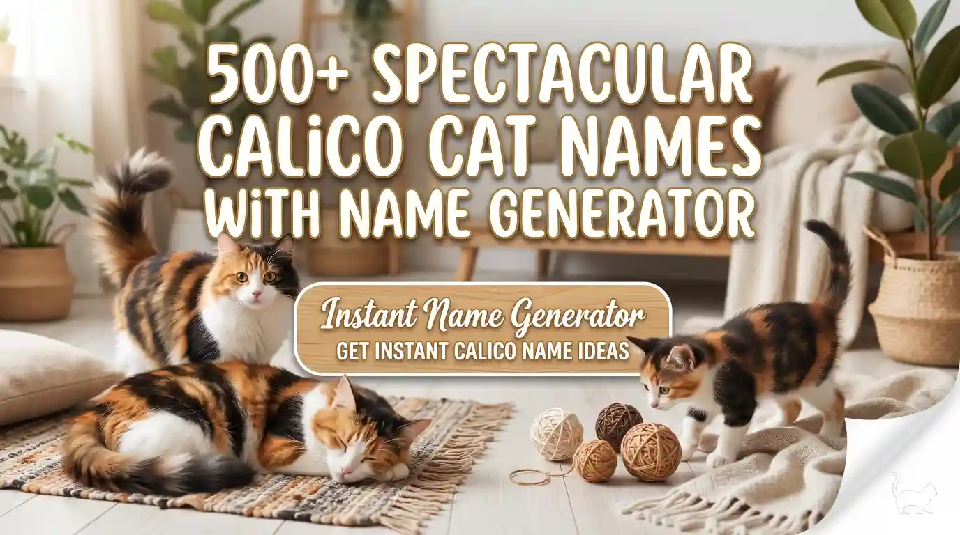 Calico Cat Names With Name Generator