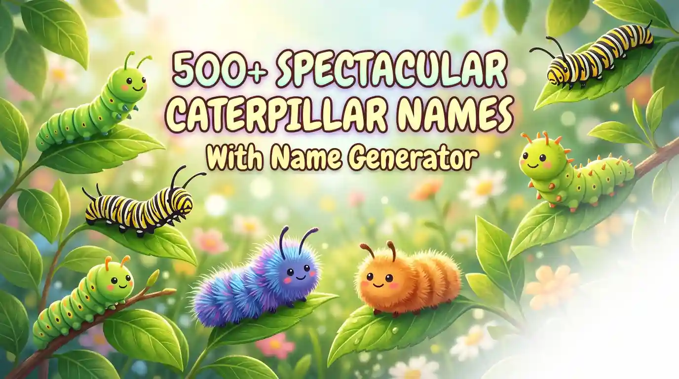 Caterpillar Names With Name Generator