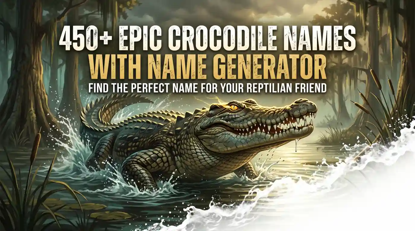 Crocodile Names With Name Generator