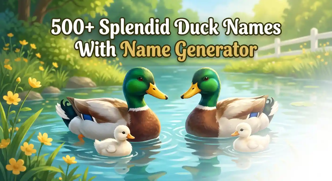 Duck Names With Name Generator