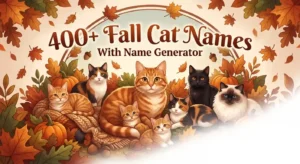 400+ Fall Cat Names With Name Generator
