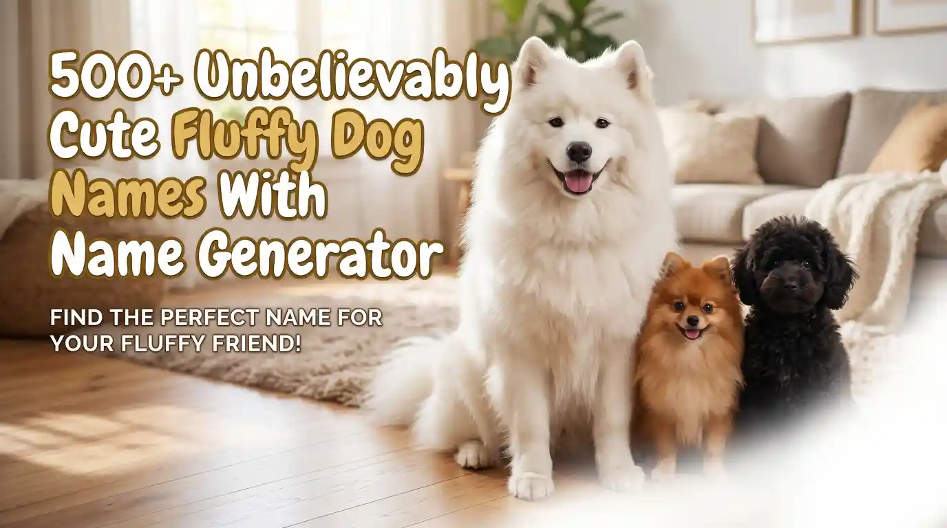 Fluffy Dog Names With Name Generator