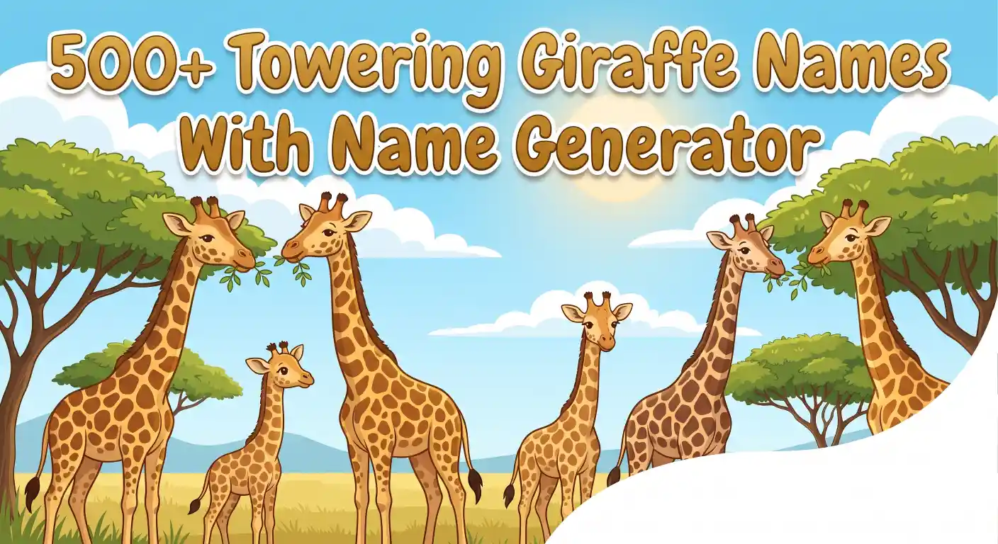 Giraffe Names With Name Generator