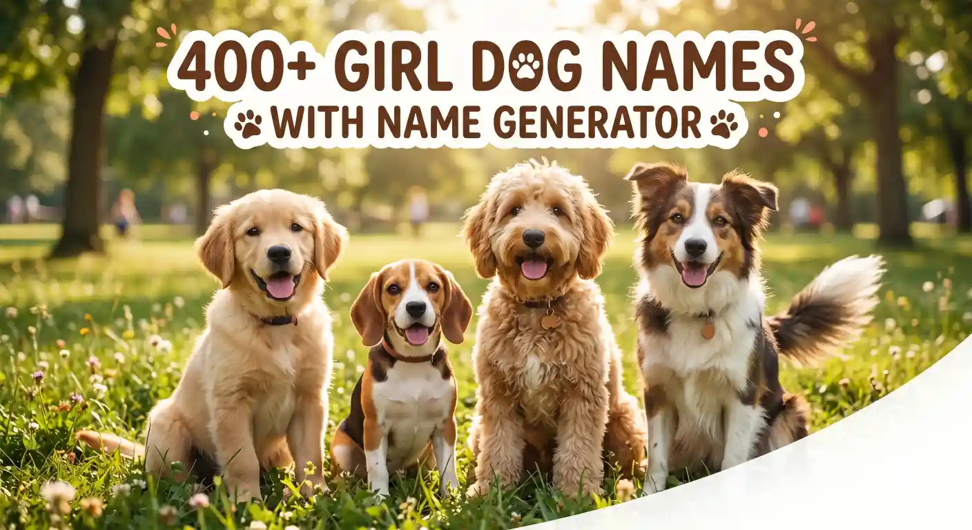 Girl Dog Names With Name Generator