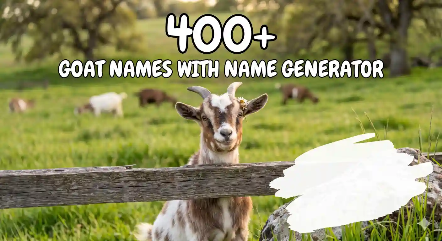 Goat Names With Name Generator