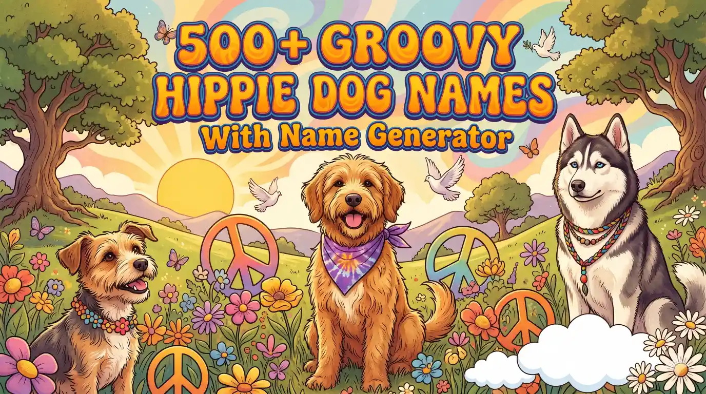 Hippie Dog Names With Name Generator