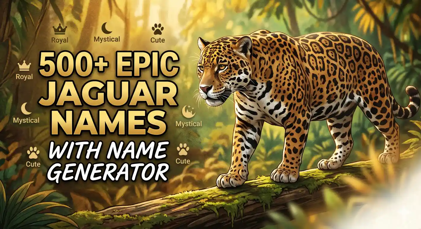Jaguar Names With Name Generator