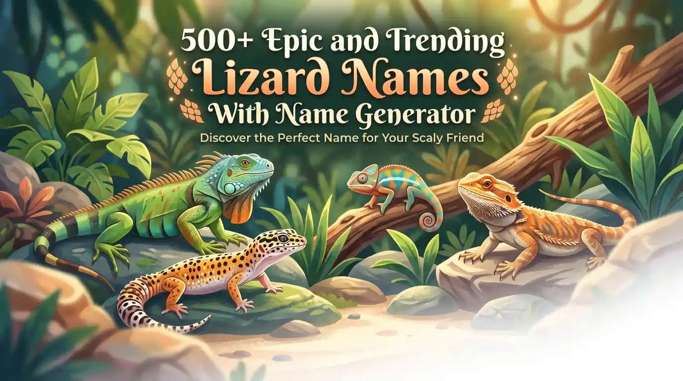 Lizard Names With Name Generator
