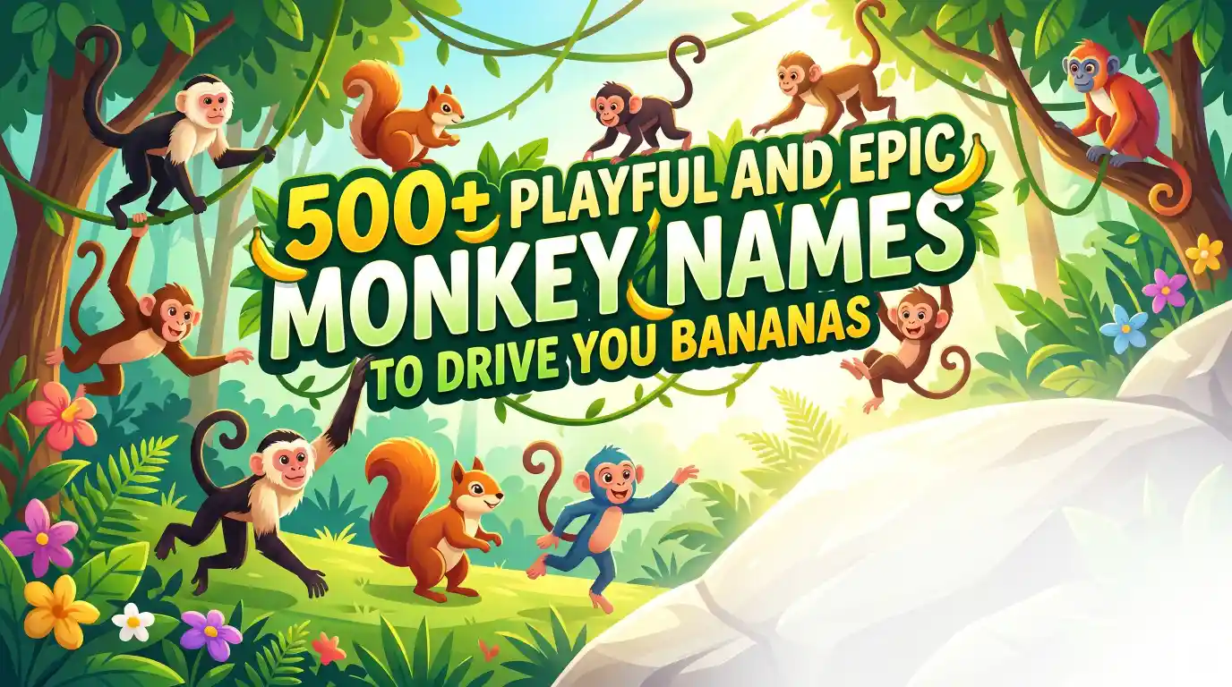 Epic Monkey Names