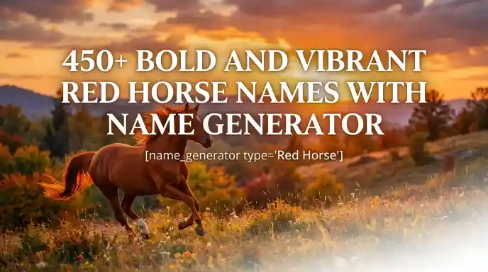 Red Horse Names With Name Generator