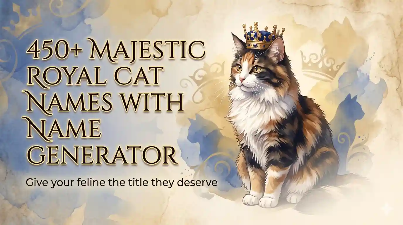 Royal Cat Names With Name Generator