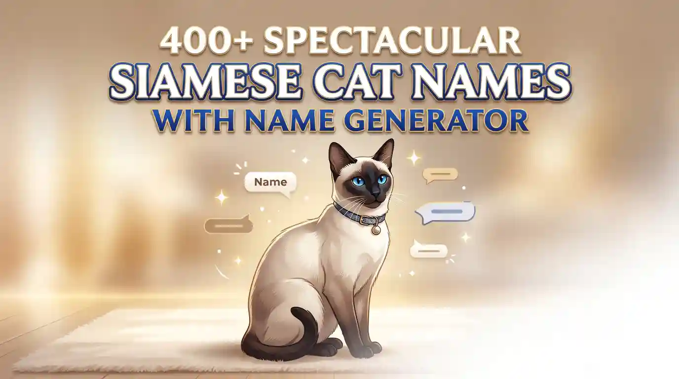 Siamese Cat Names With Name Generator