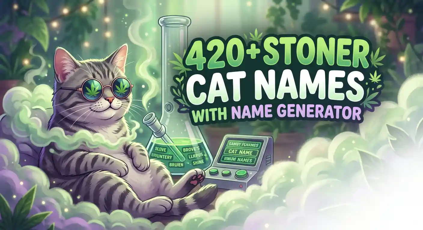 Stoner Cat Names With Name Generator