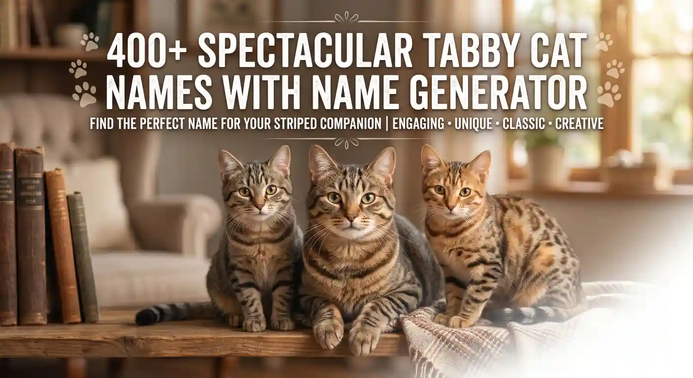Tabby Cat Names With Name Generator
