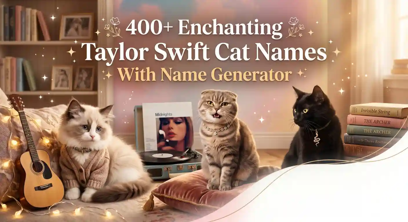 Taylor Swift Cat Names With Name Generator