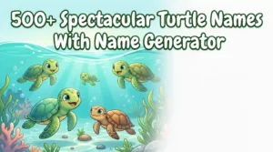Turtle Names With Name Generator