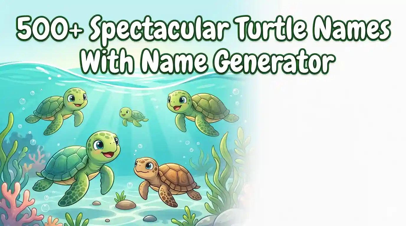 Turtle Names With Name Generator