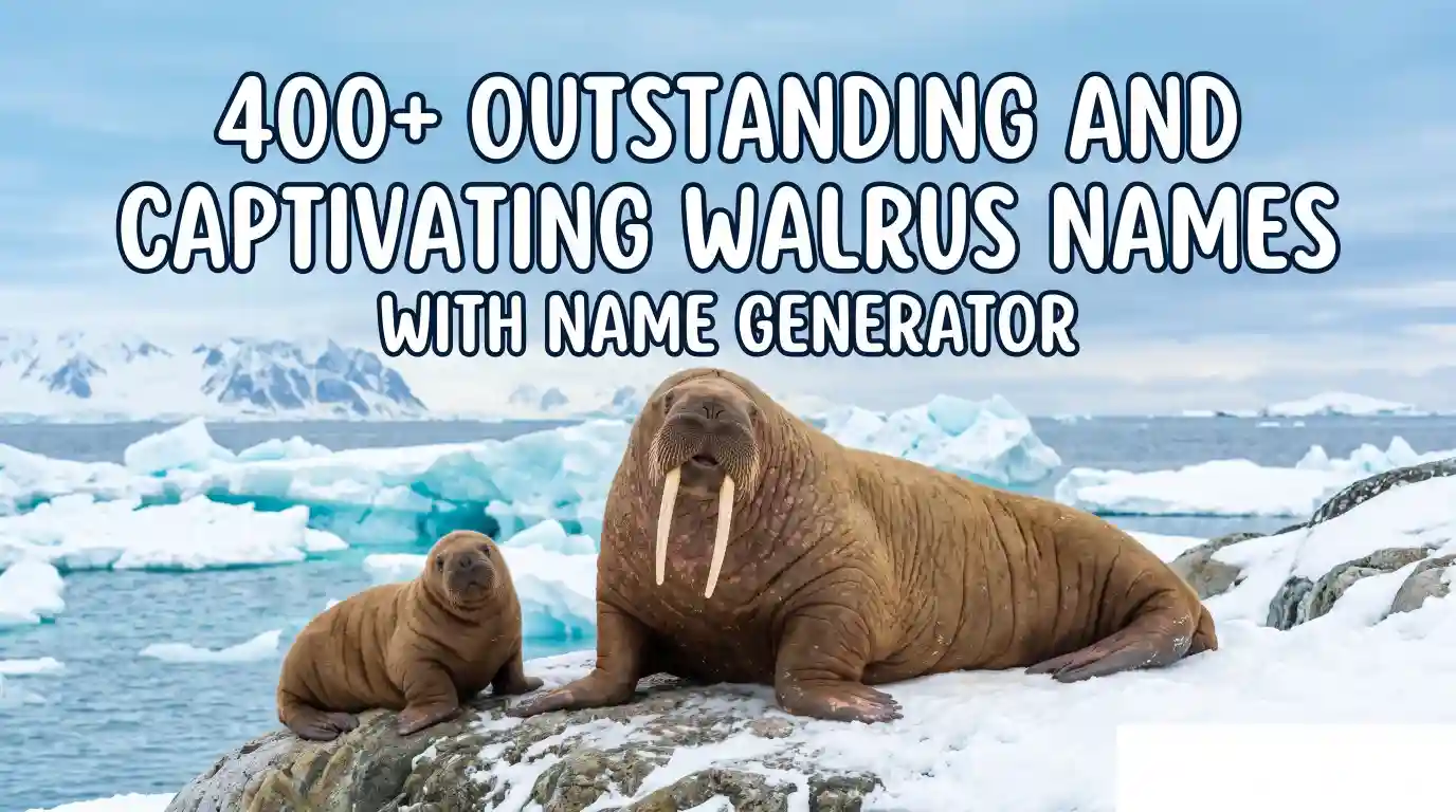 Walrus Names With Name Generator