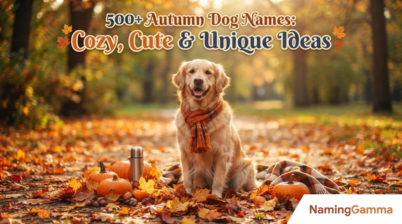 500+ Autumn Dog Names: Cozy, Cute & Unique Ideas