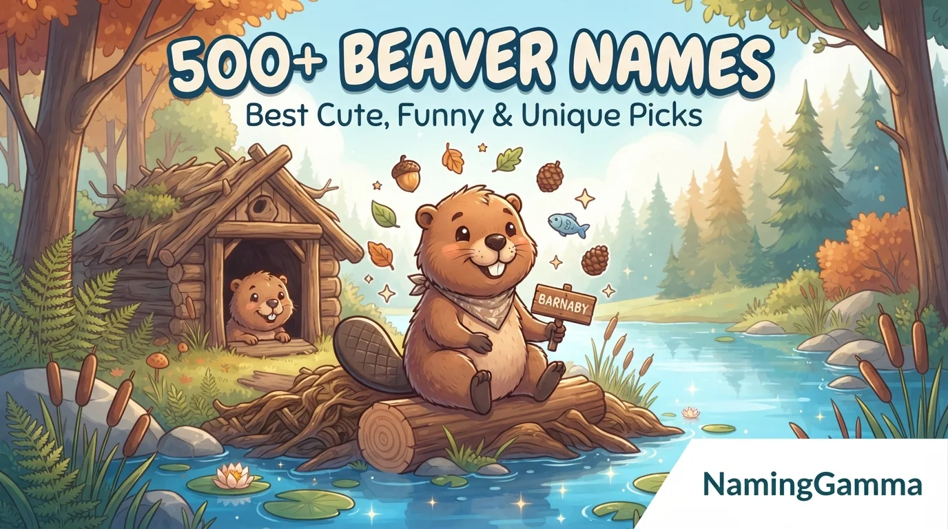 500+ Beaver Names: Best Cute, Funny & Unique Picks