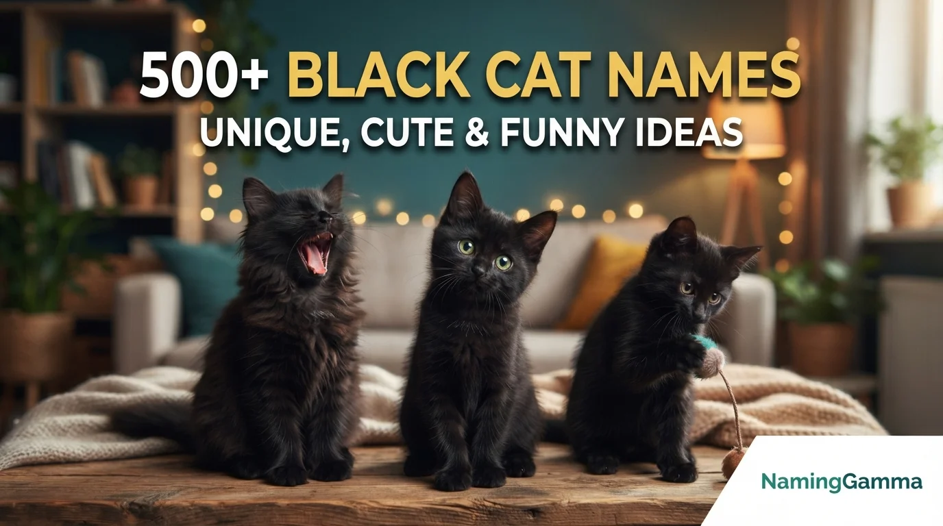500+ Black Cat Names: Unique, Cute & Funny Ideas