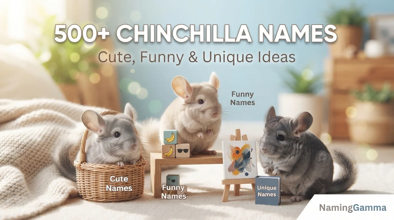 500+ Chinchilla Names: Cute, Funny & Unique Ideas