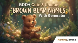 500+ Cute & Unique Brown Bear Names With Generator