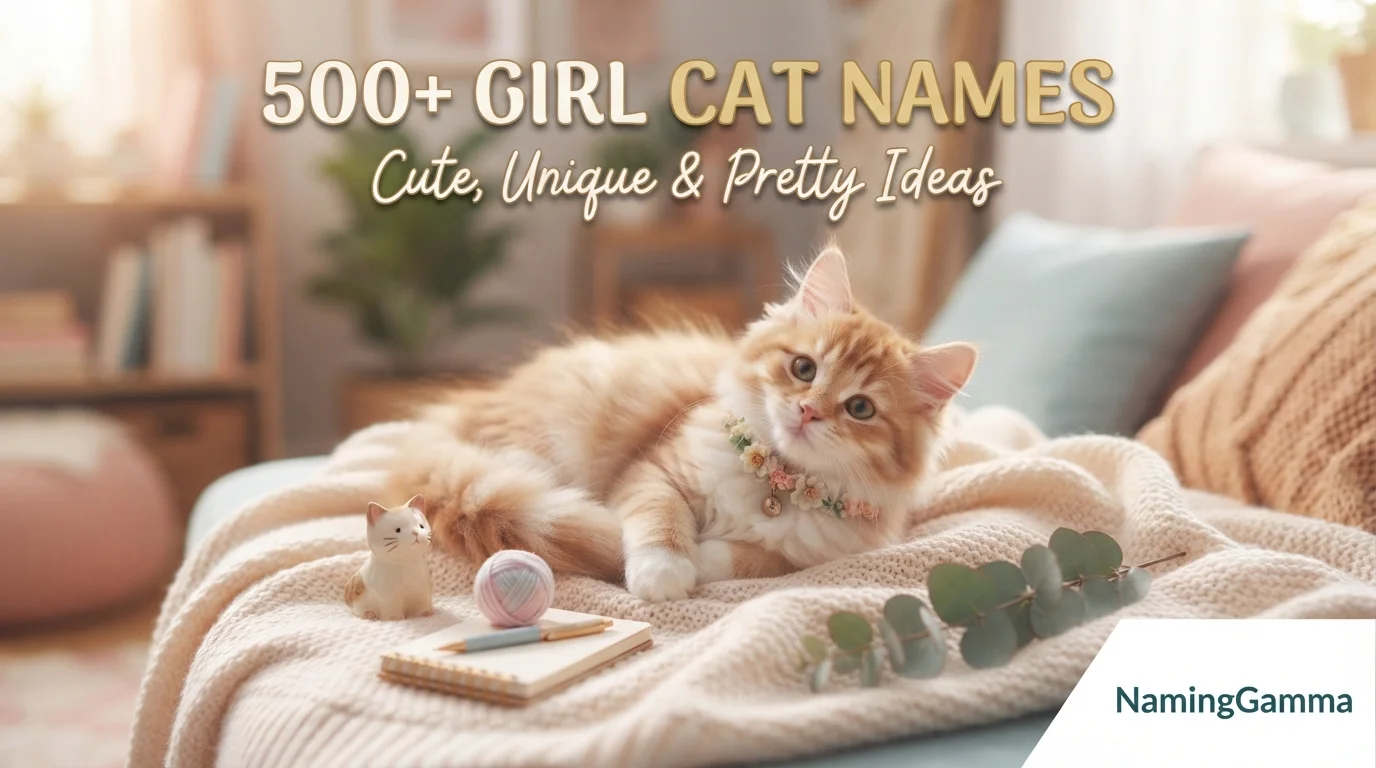 500+ Girl Cat Names: Cute, Unique & Pretty Ideas