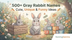 500+ Gray Rabbit Names: Cute, Unique & Funny Ideas