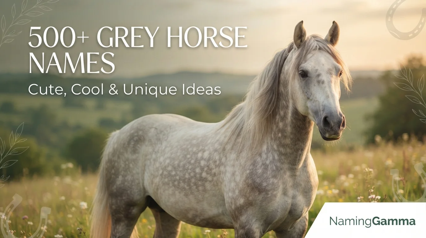 500+ Grey Horse Names: Cute, Cool & Unique Ideas