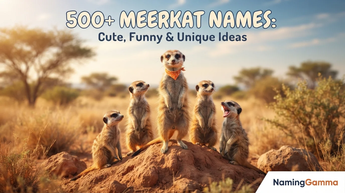 500+ Meerkat Names: Cute, Funny & Unique Ideas